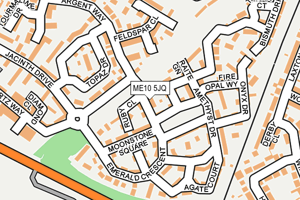 ME10 5JQ map - OS OpenMap – Local (Ordnance Survey)
