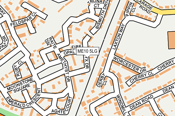 ME10 5LG map - OS OpenMap – Local (Ordnance Survey)