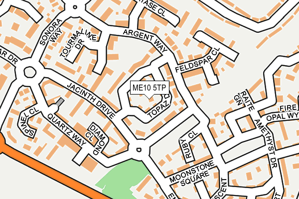 ME10 5TP map - OS OpenMap – Local (Ordnance Survey)