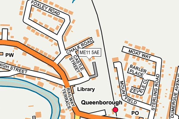 ME11 5AE map - OS OpenMap – Local (Ordnance Survey)