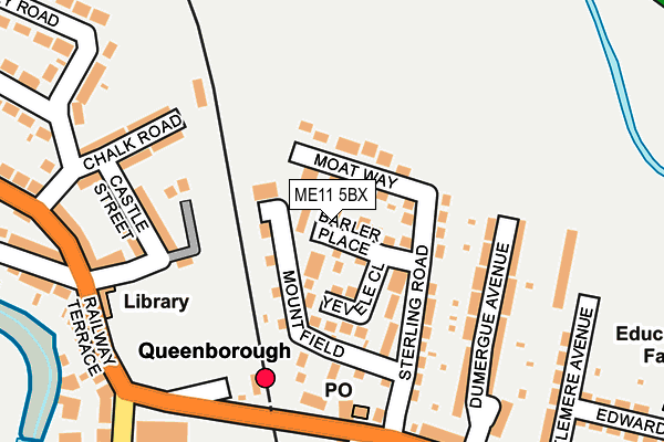 ME11 5BX map - OS OpenMap – Local (Ordnance Survey)