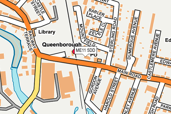 ME11 5DD map - OS OpenMap – Local (Ordnance Survey)