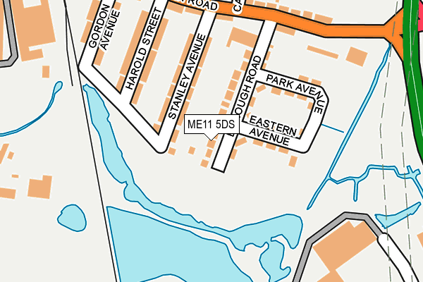 ME11 5DS map - OS OpenMap – Local (Ordnance Survey)