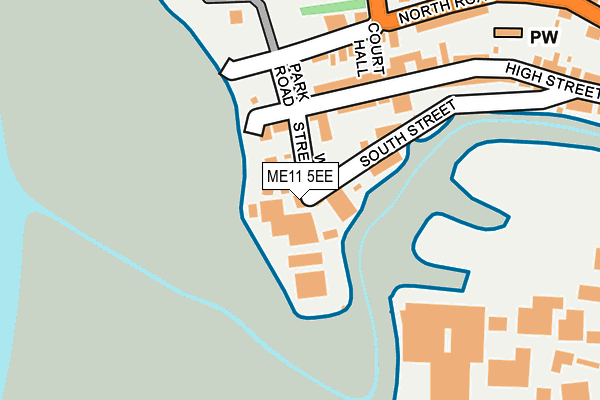 ME11 5EE map - OS OpenMap – Local (Ordnance Survey)