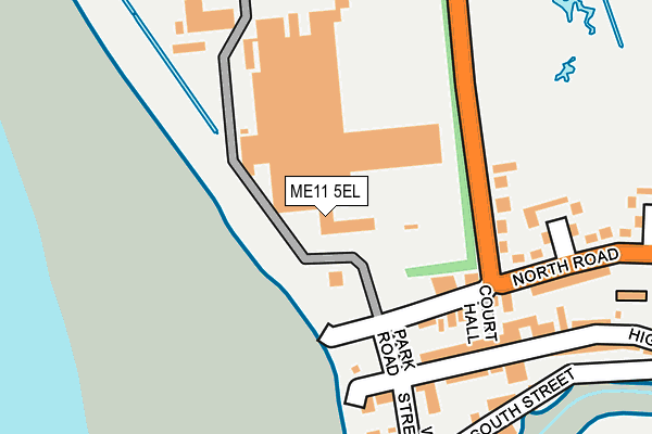 ME11 5EL map - OS OpenMap – Local (Ordnance Survey)