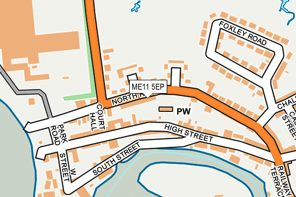 ME11 5EP map - OS OpenMap – Local (Ordnance Survey)