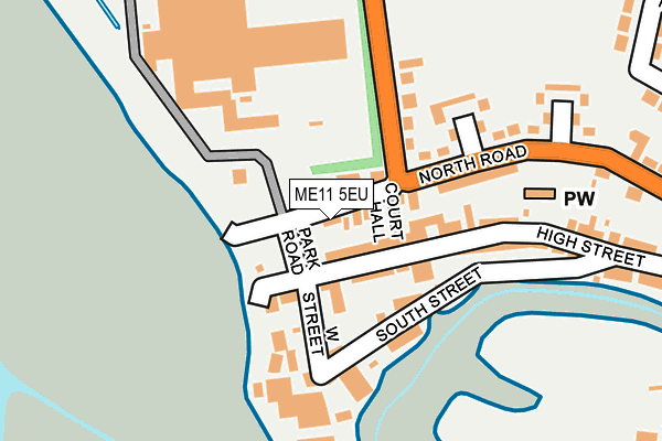 ME11 5EU map - OS OpenMap – Local (Ordnance Survey)