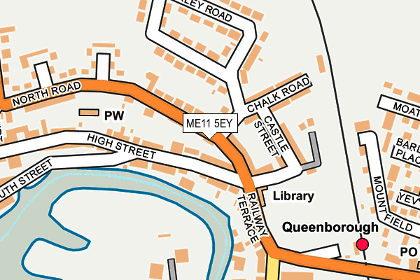 ME11 5EY map - OS OpenMap – Local (Ordnance Survey)