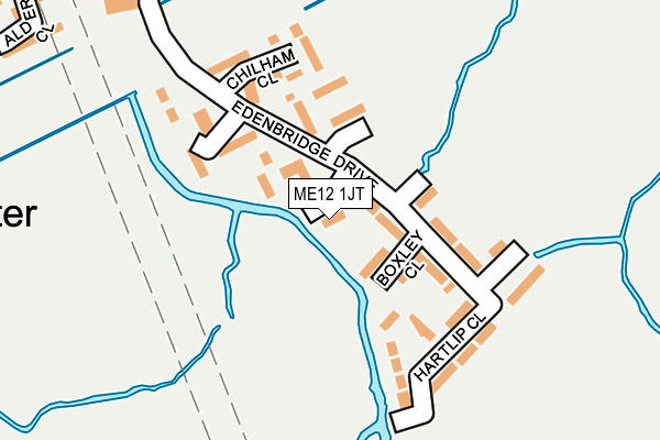 ME12 1JT map - OS OpenMap – Local (Ordnance Survey)