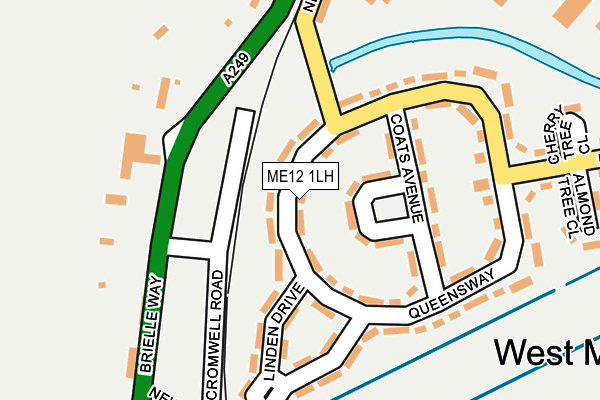 ME12 1LH map - OS OpenMap – Local (Ordnance Survey)