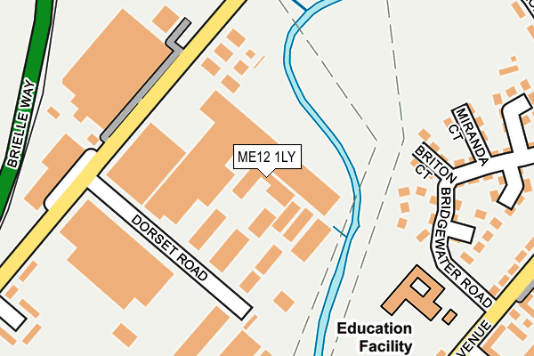 Map of CHAMBERLAIN PRECISION LIMITED at local scale