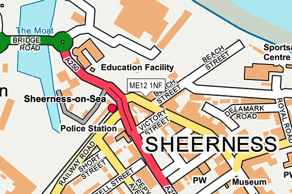 ME12 1NF map - OS OpenMap – Local (Ordnance Survey)