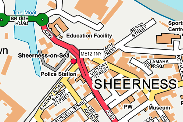 Map of MASTERCUTS (SHEPPEY) LIMITED at local scale