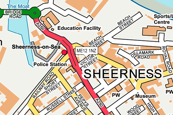 ME12 1NZ map - OS OpenMap – Local (Ordnance Survey)