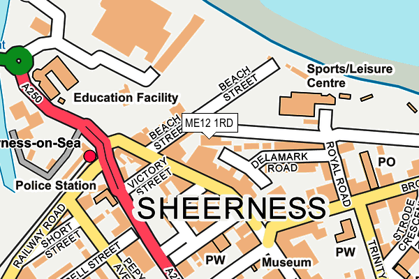 ME12 1RD map - OS OpenMap – Local (Ordnance Survey)