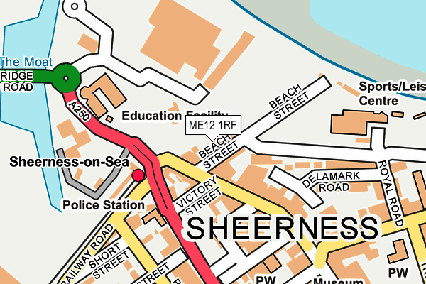 ME12 1RF map - OS OpenMap – Local (Ordnance Survey)