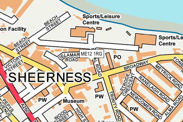 ME12 1RG map - OS OpenMap – Local (Ordnance Survey)