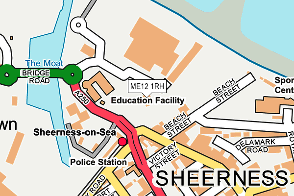 ME12 1RH map - OS OpenMap – Local (Ordnance Survey)