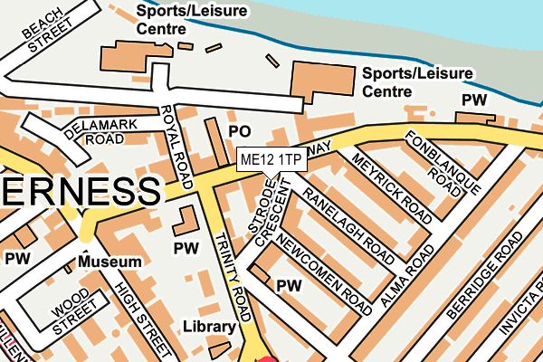 ME12 1TP map - OS OpenMap – Local (Ordnance Survey)