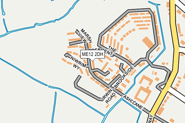 ME12 2DH map - OS OpenMap – Local (Ordnance Survey)