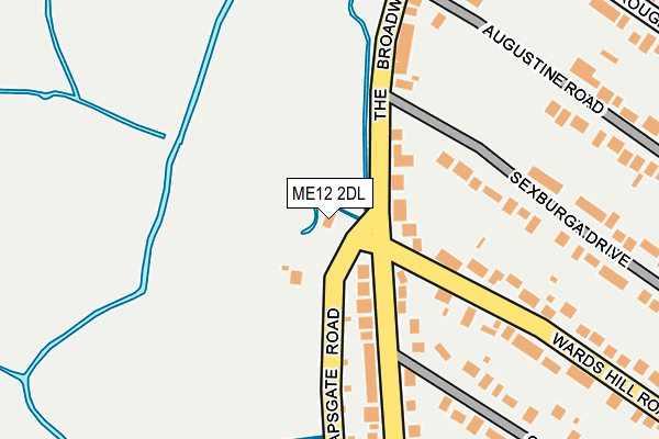 ME12 2DL map - OS OpenMap – Local (Ordnance Survey)