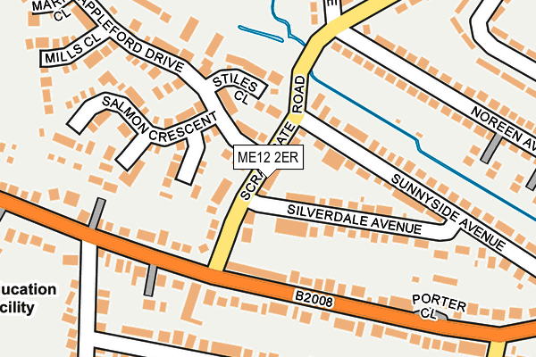 ME12 2ER map - OS OpenMap – Local (Ordnance Survey)