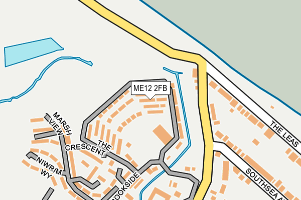 ME12 2FB map - OS OpenMap – Local (Ordnance Survey)