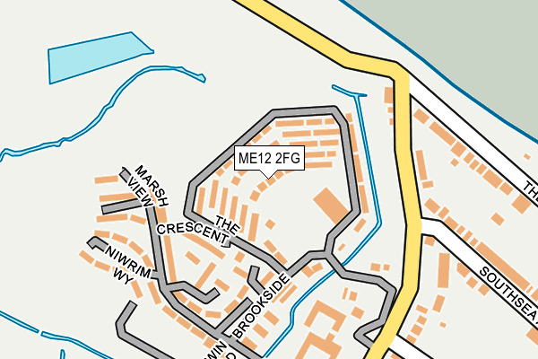 ME12 2FG map - OS OpenMap – Local (Ordnance Survey)