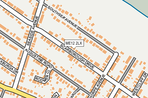 ME12 2LX map - OS OpenMap – Local (Ordnance Survey)