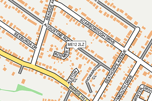 Map of BUTTERZ BEAUTY LTD at local scale