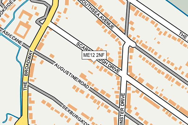ME12 2NF map - OS OpenMap – Local (Ordnance Survey)