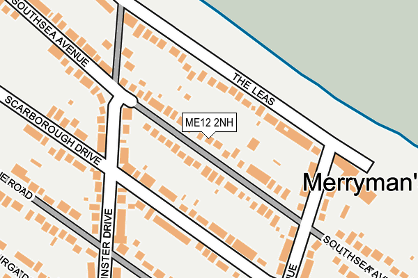 ME12 2NH map - OS OpenMap – Local (Ordnance Survey)