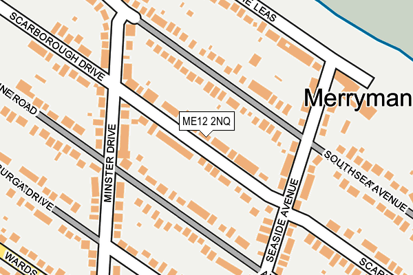 ME12 2NQ map - OS OpenMap – Local (Ordnance Survey)
