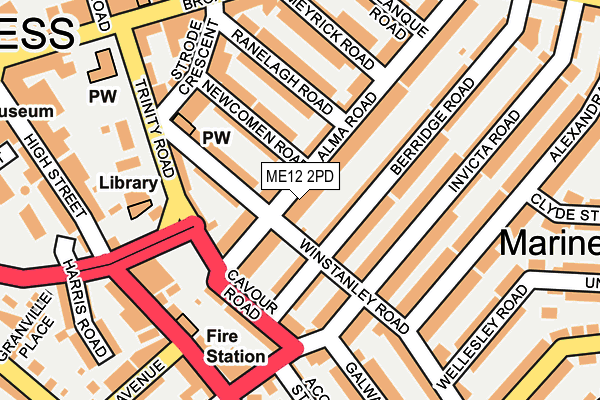 ME12 2PD map - OS OpenMap – Local (Ordnance Survey)