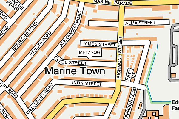 ME12 2QG map - OS OpenMap – Local (Ordnance Survey)
