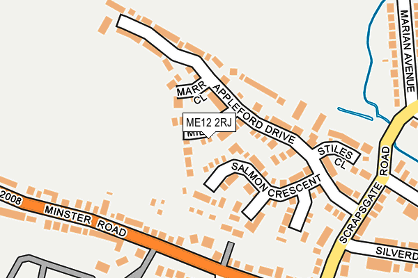 ME12 2RJ map - OS OpenMap – Local (Ordnance Survey)