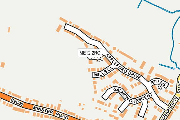 ME12 2RQ map - OS OpenMap – Local (Ordnance Survey)