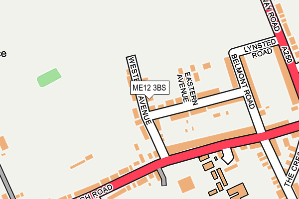 ME12 3BS map - OS OpenMap – Local (Ordnance Survey)