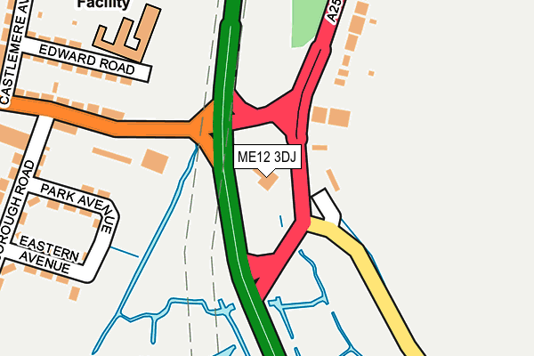 ME12 3DJ map - OS OpenMap – Local (Ordnance Survey)