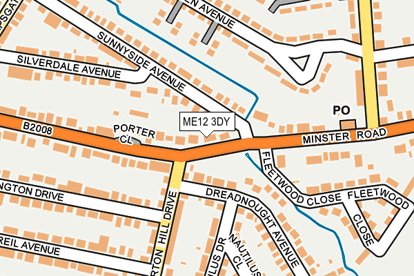 ME12 3DY map - OS OpenMap – Local (Ordnance Survey)