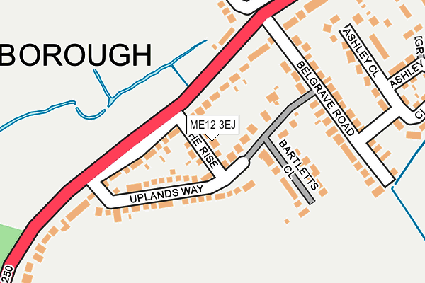 ME12 3EJ map - OS OpenMap – Local (Ordnance Survey)