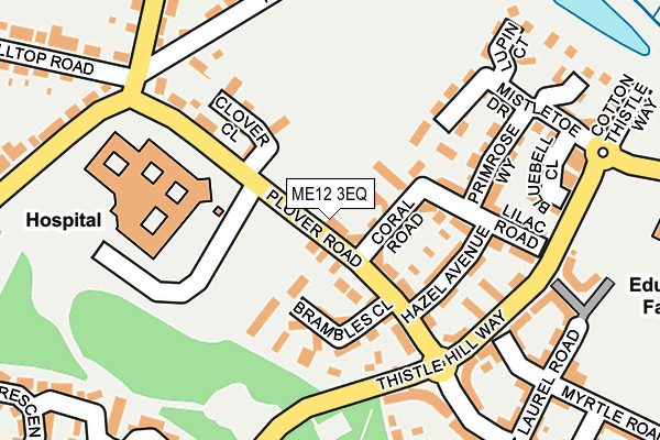 ME12 3EQ map - OS OpenMap – Local (Ordnance Survey)