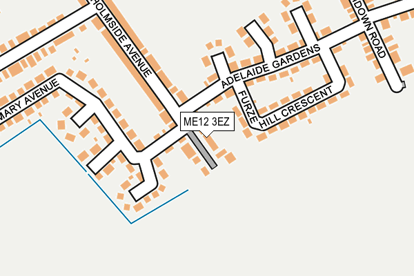 ME12 3EZ map - OS OpenMap – Local (Ordnance Survey)