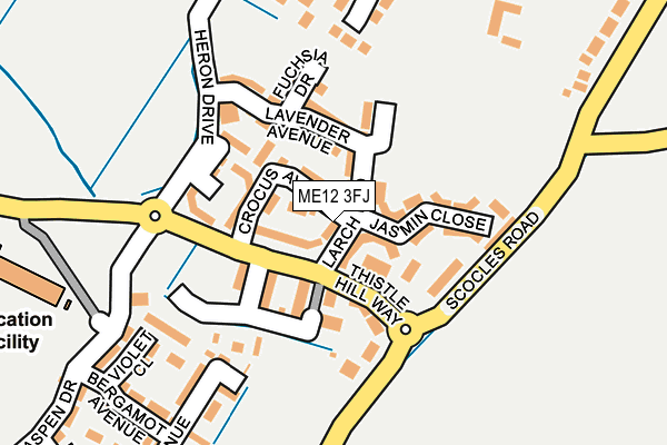 ME12 3FJ map - OS OpenMap – Local (Ordnance Survey)