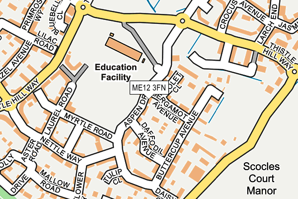 ME12 3FN map - OS OpenMap – Local (Ordnance Survey)