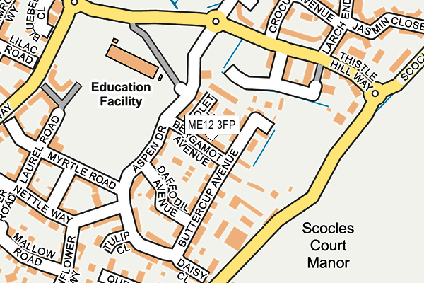 ME12 3FP map - OS OpenMap – Local (Ordnance Survey)