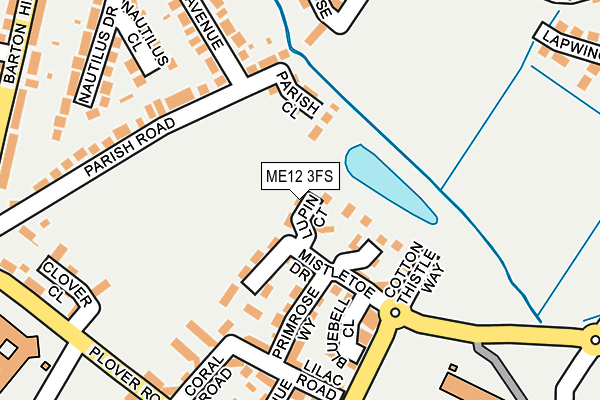 ME12 3FS map - OS OpenMap – Local (Ordnance Survey)