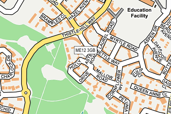 ME12 3GB map - OS OpenMap – Local (Ordnance Survey)