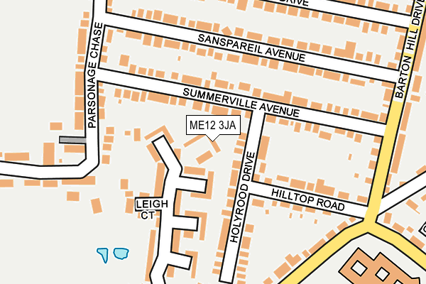 ME12 3JA map - OS OpenMap – Local (Ordnance Survey)