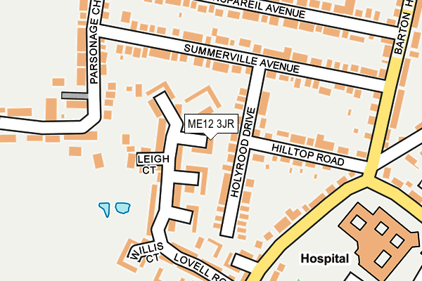 ME12 3JR map - OS OpenMap – Local (Ordnance Survey)